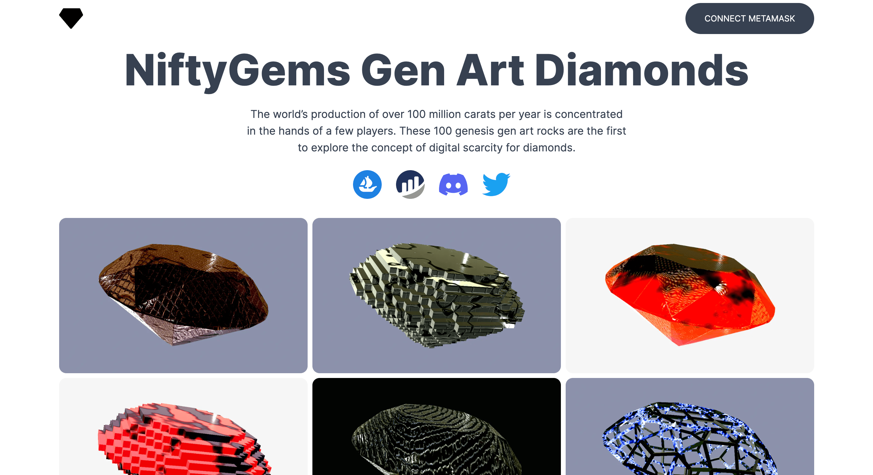 NiftyGems Art Diamonds